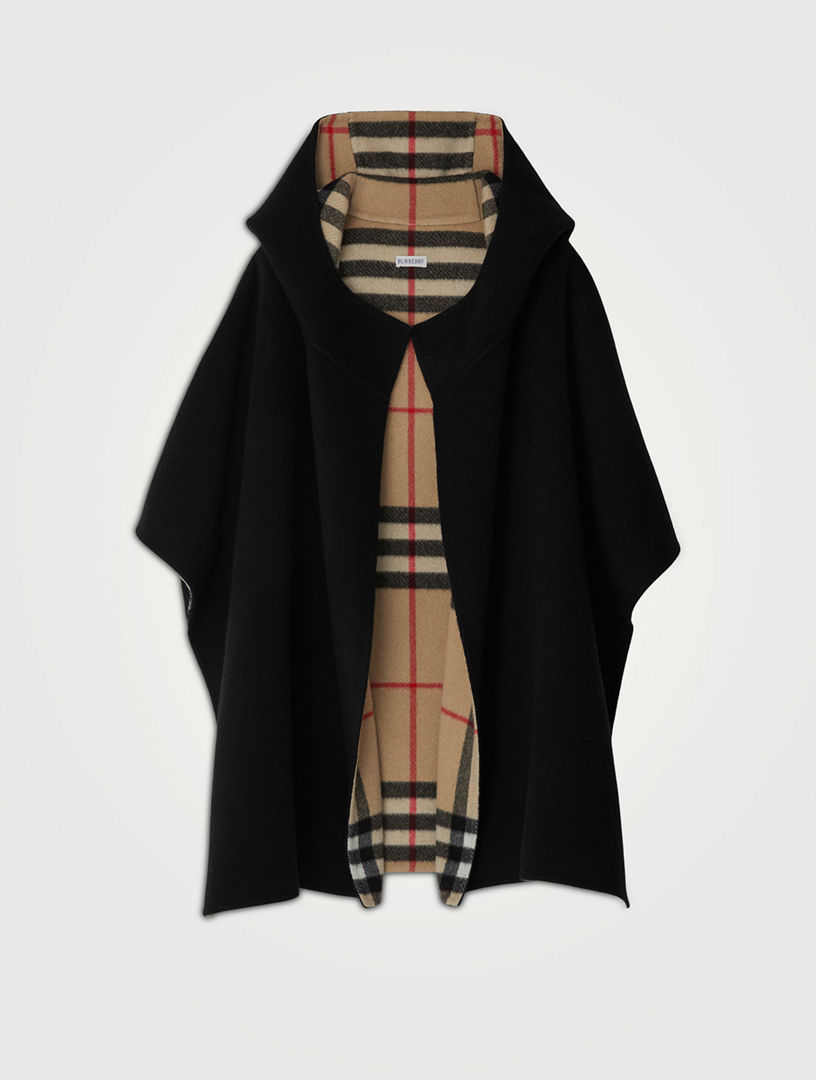 Burberry shop hooded cape