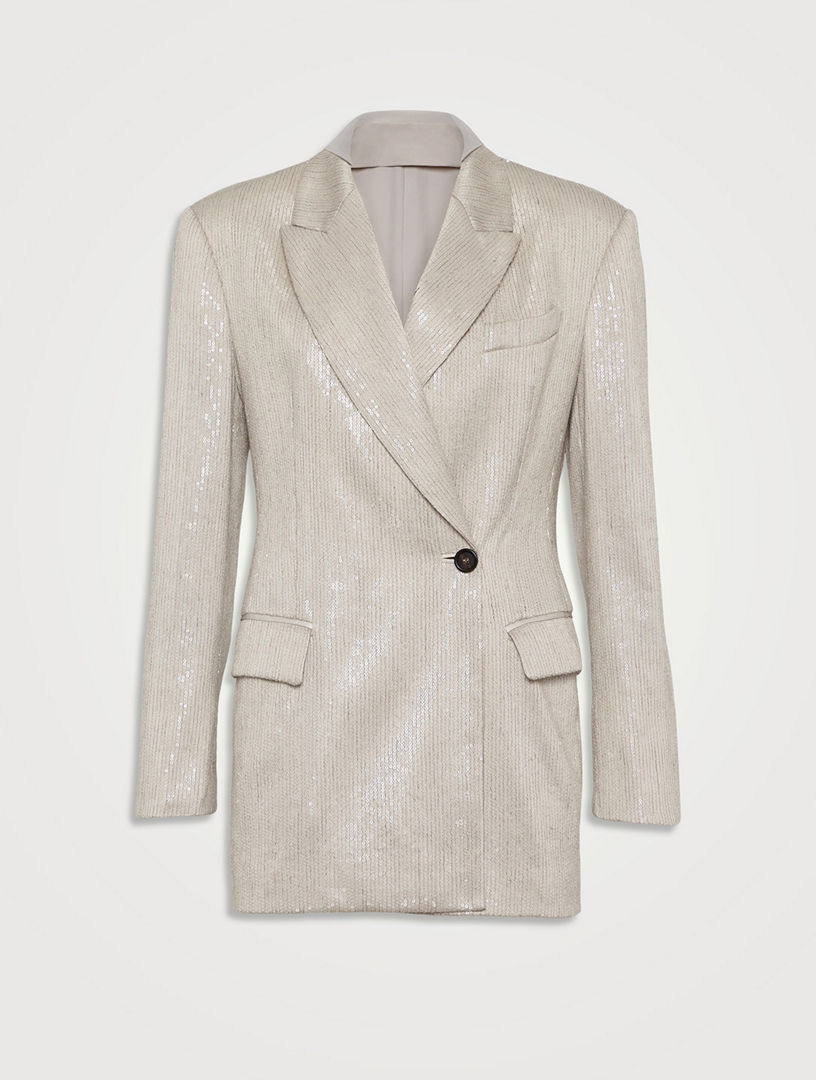 Zara blazer 2025 dress metallic