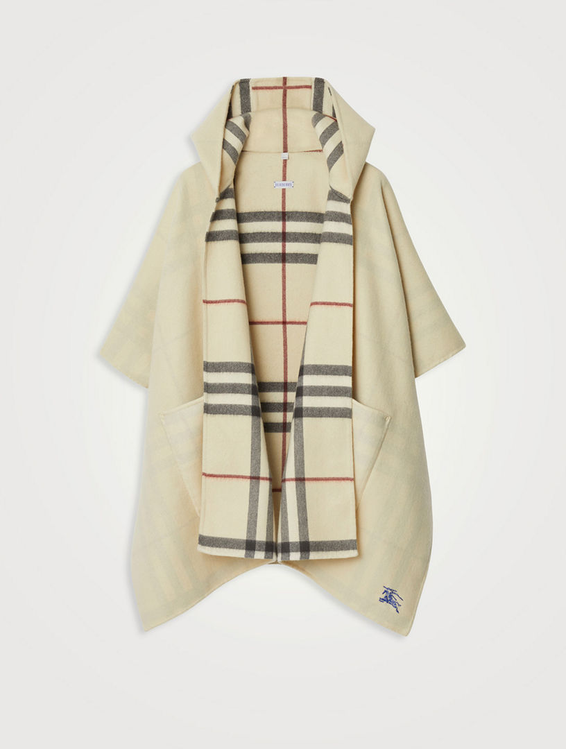 24AW new/Burberry パイウールブレンドEKD ケープ Cape Beige 24AW new/Burberry パイウールブレンドEKD ケープ Cape Beige