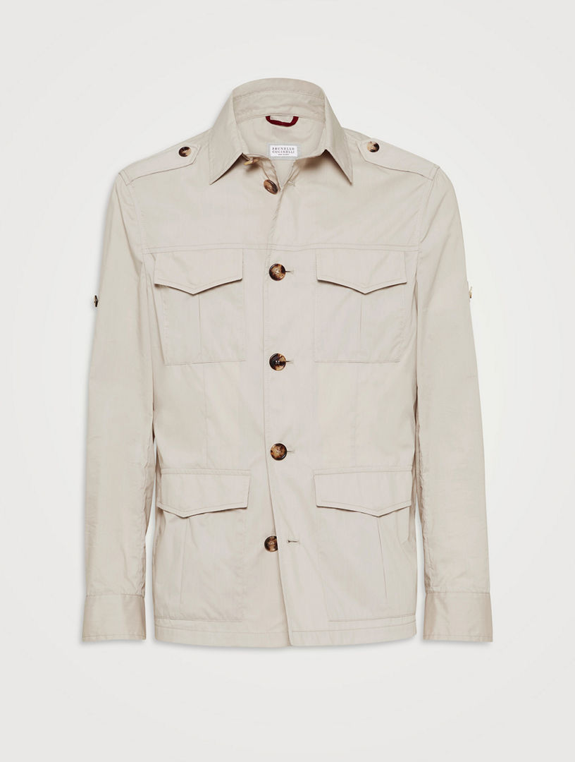 コート BRUNELLO CUCINELLI Viscose and wool safari jacket BRUNELLO CUCINELLI Safari Jacket | Holt Renfrew