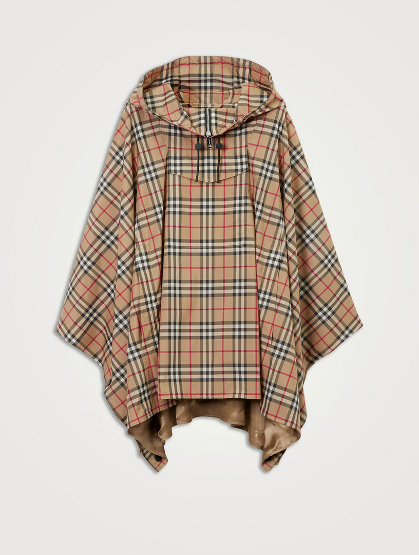 Burberry rain poncho cape sale