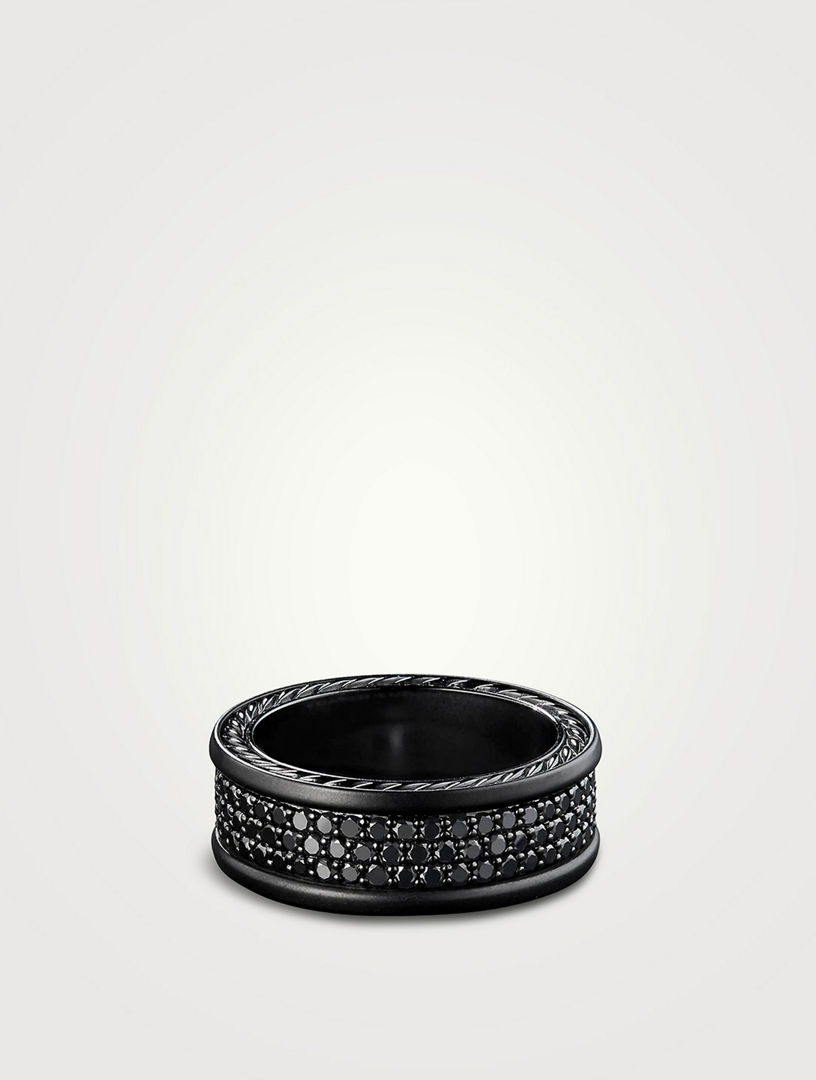 Pave hot sale black diamond