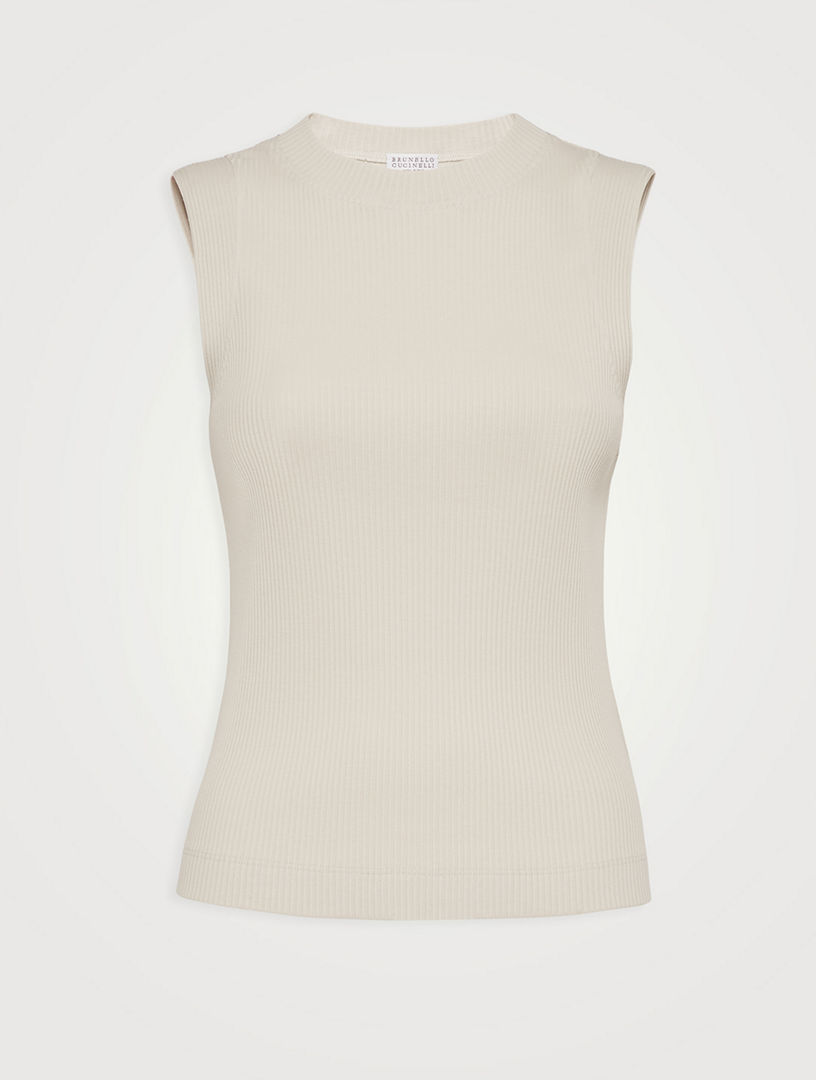 Ribbed Jersey Top