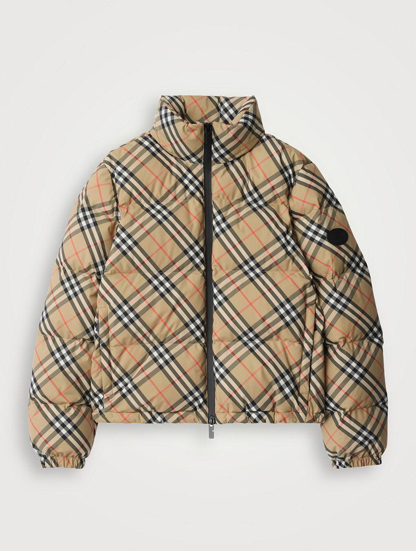 BURBERRY Check Ambleside Puffer Jacket | Holt Renfrew