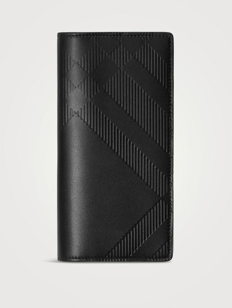 Burberry long wallet store mens