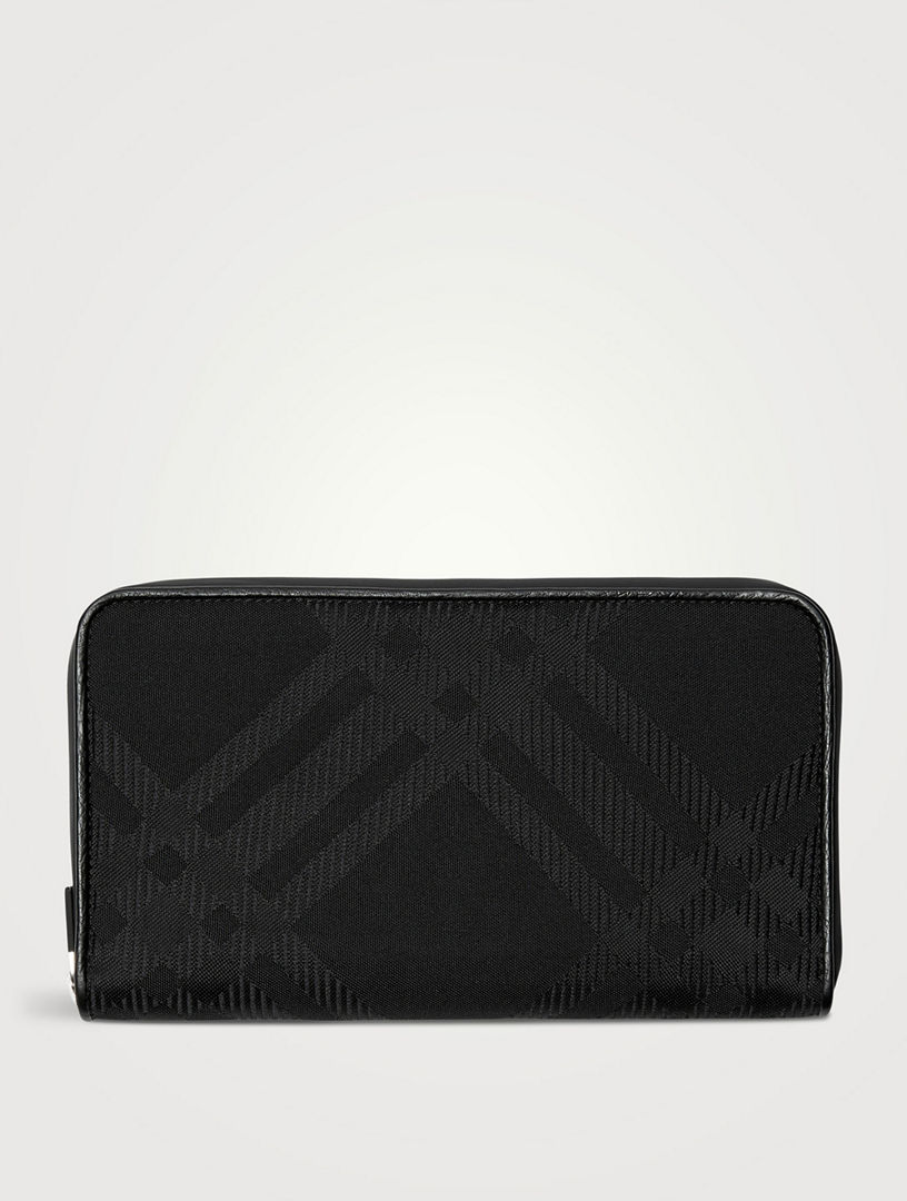 Burberry best sale zip wallet