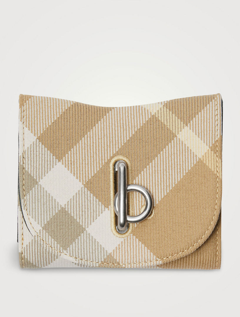 Burberry best sale equestrian wallet