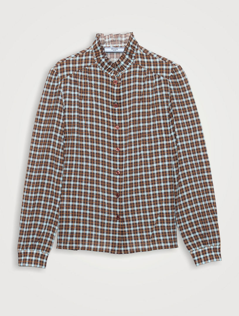 PRADA Georgette Shirt | Holt Renfrew