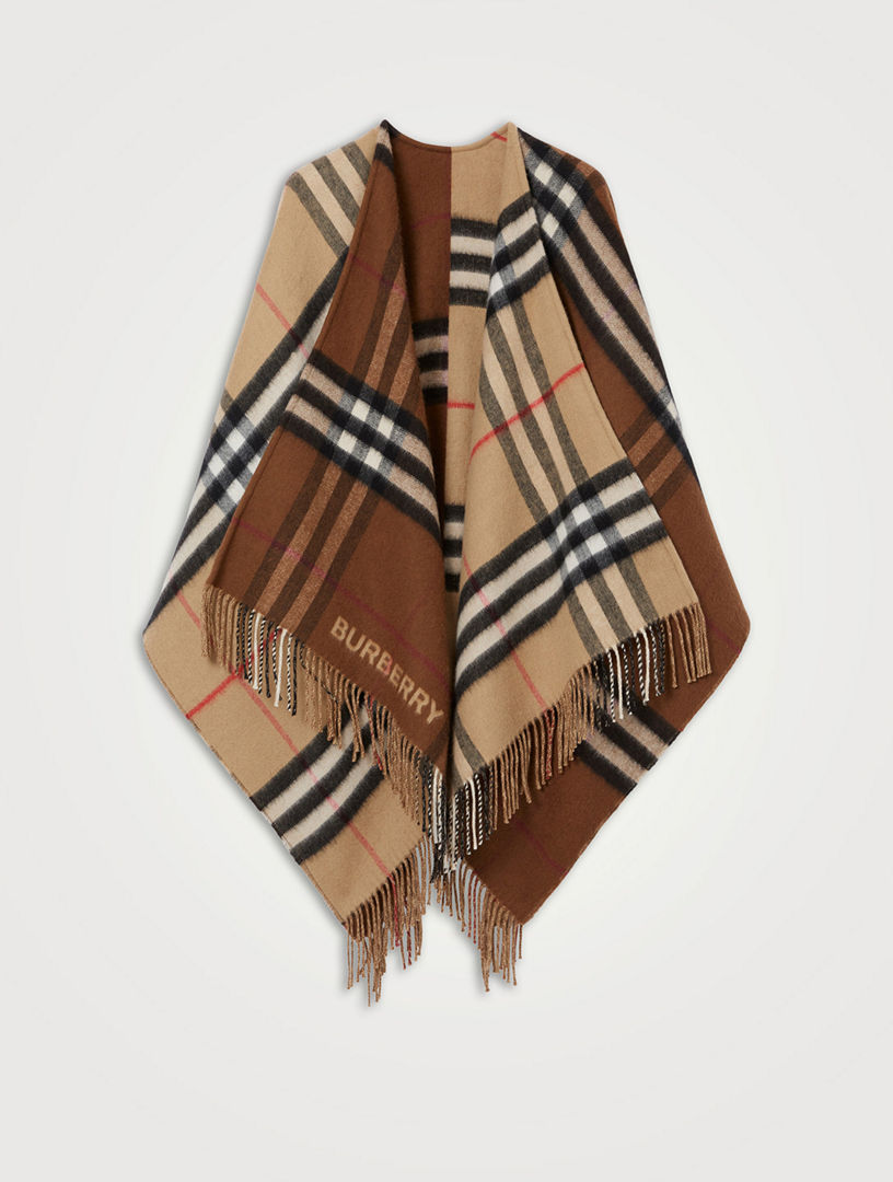 Saint Laurent Lip-Print Large Wool Stole Scarf