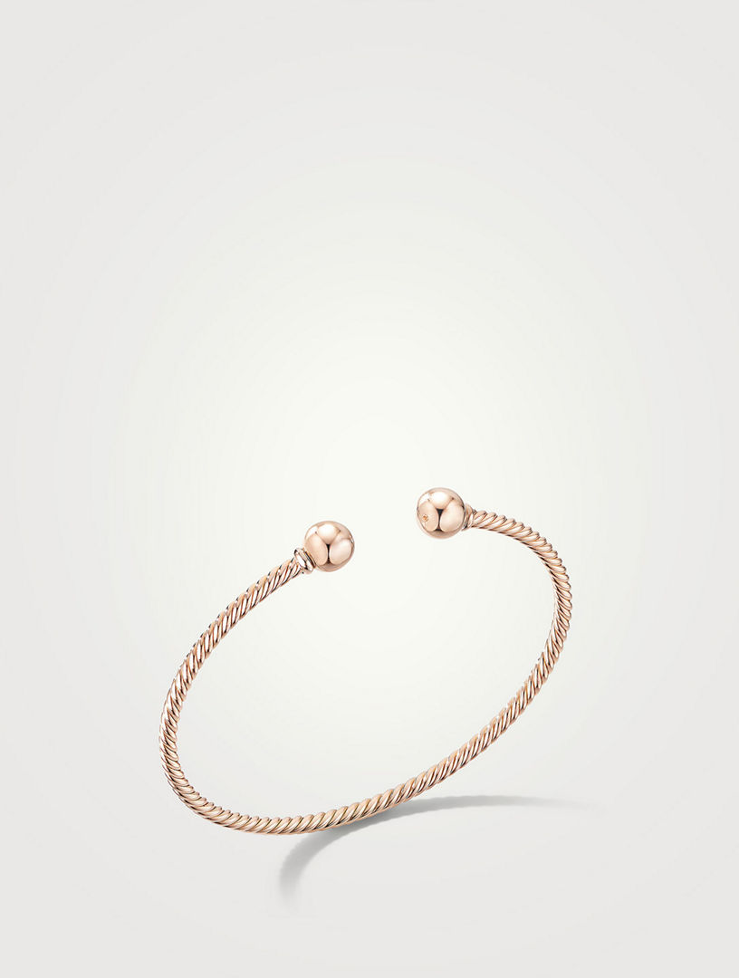 Solari Bracelet 18k Rose Gold With Domes