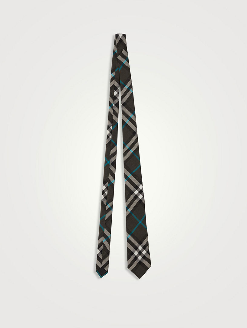 Check Silk Tie