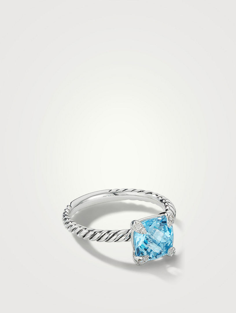 David yurman london store blue topaz ring