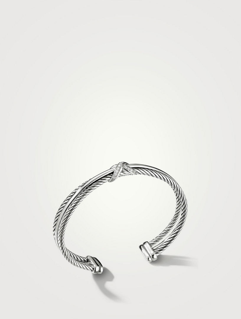 DY Crossover store X sterling silver bracelet