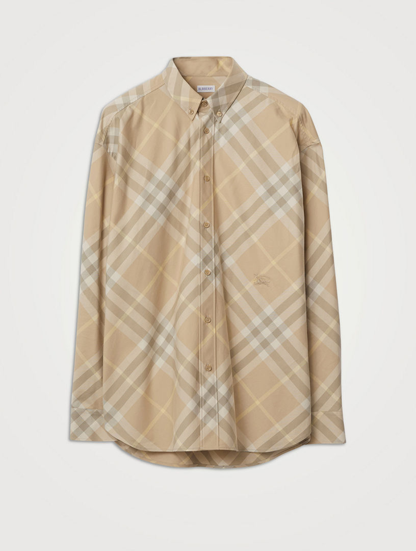 Burberry style 2024 check shirt