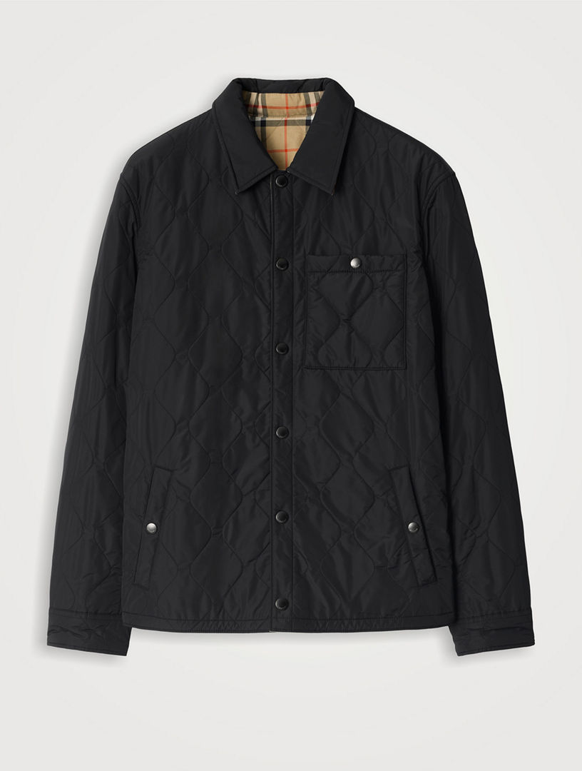 BURBERRY Reversible Quilted Nylon Overshirt | Holt Renfrew
