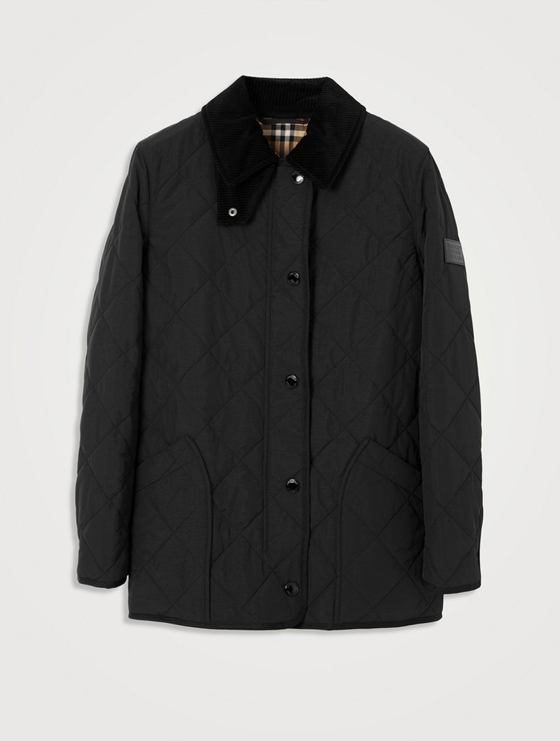 Diamond quilted 2025 thermoregulated barn jacket