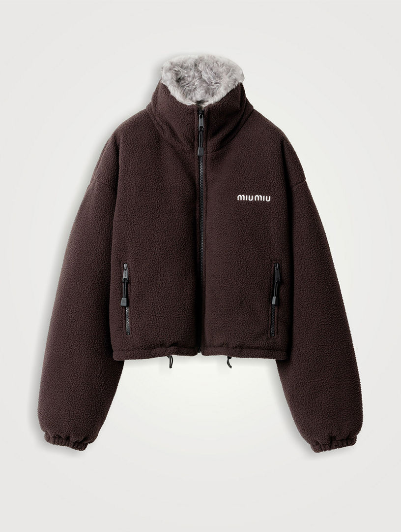 MIU MIU Fleece Down Jacket | Holt Renfrew