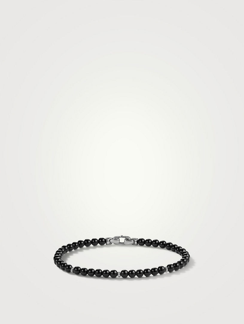 NIALAYA Beaded Bracelet With Black Onyx And Crystal | Holt Renfrew