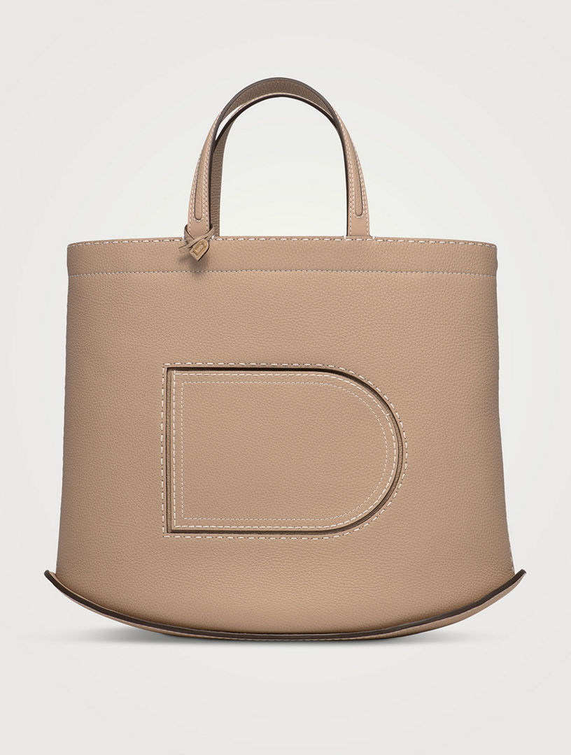 DELVAUX Pin Cabas Taurillon Soft Surpique Box Holt Renfrew