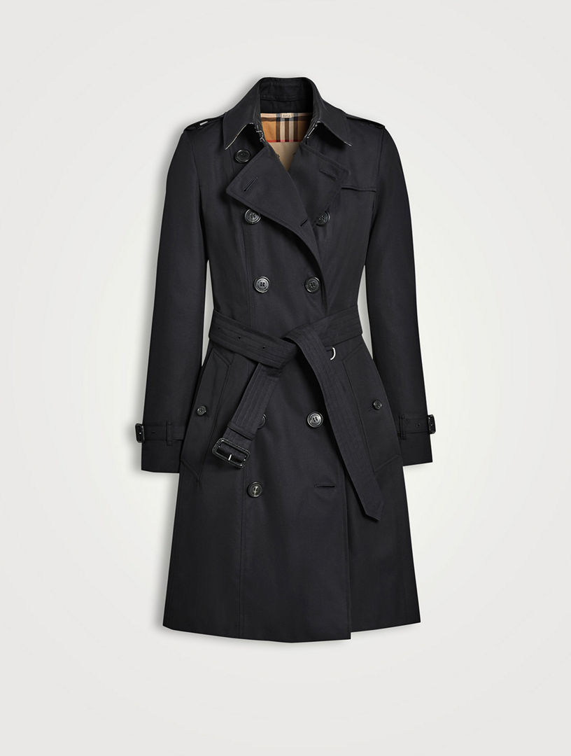 Burberry black clearance trench coat womens