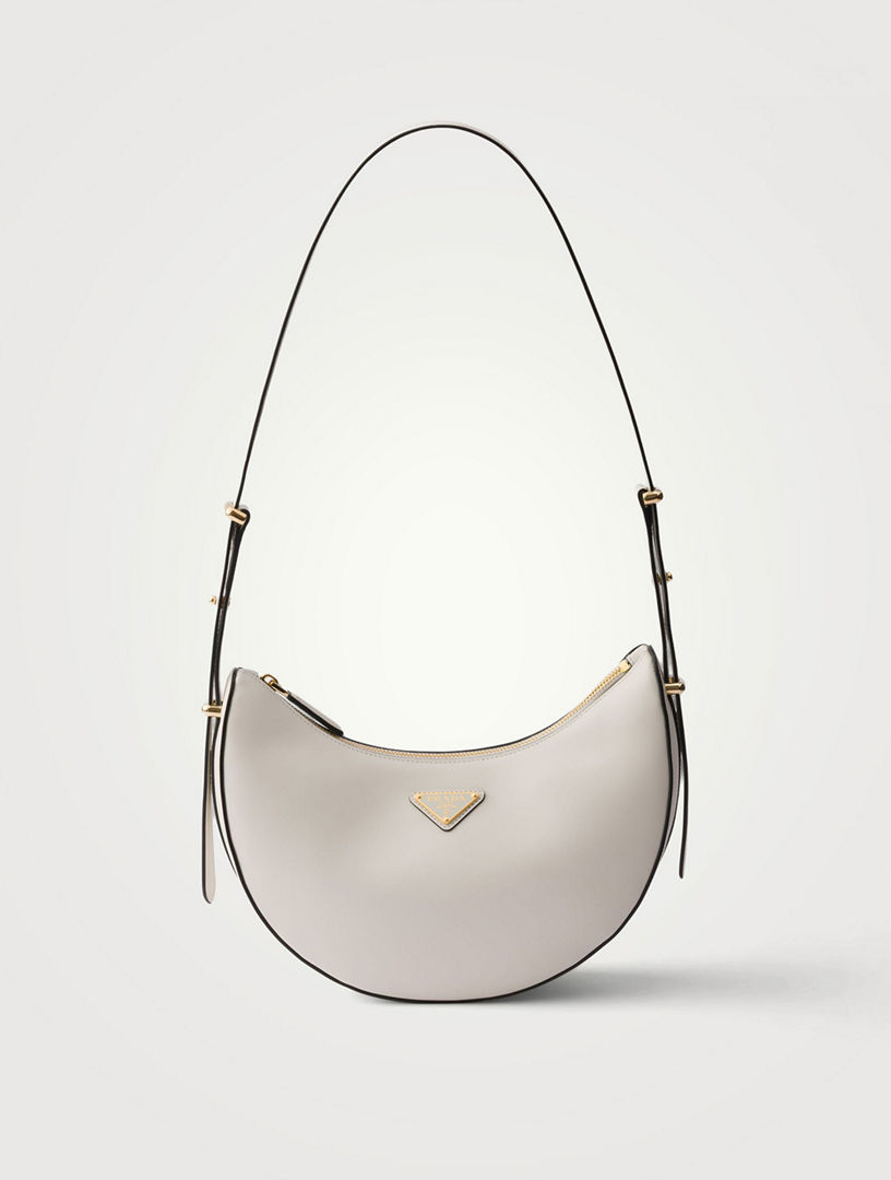 PRADA Prada Arqué Small Leather Shoulder Bag | Holt Renfrew