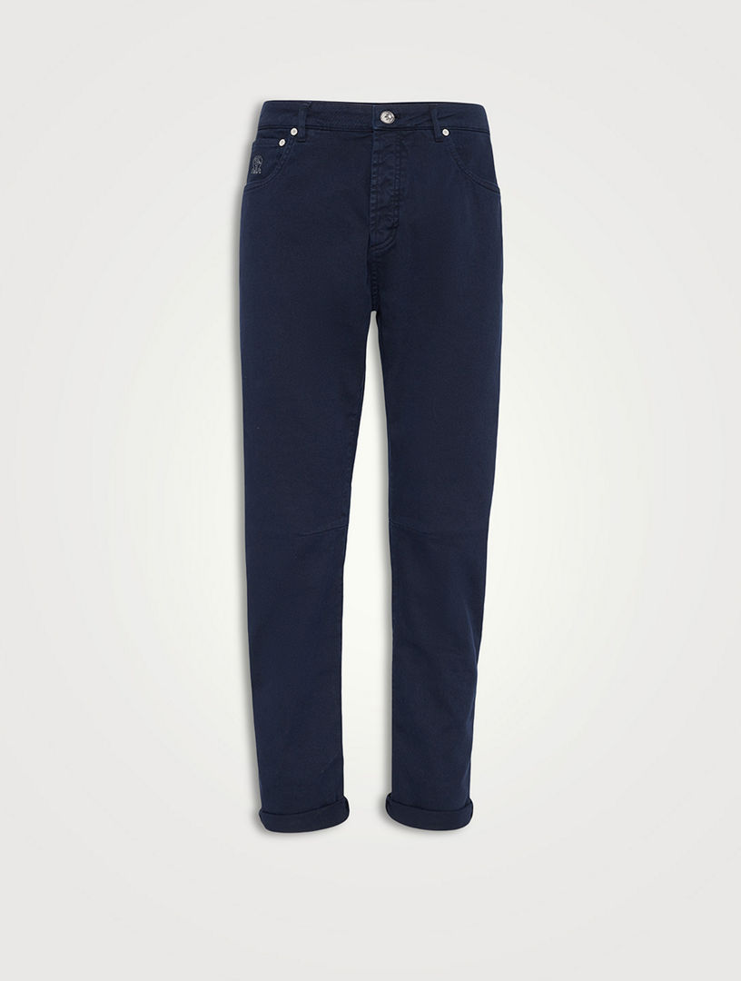 P001 Stretch Skinny Low-Rise Jeans