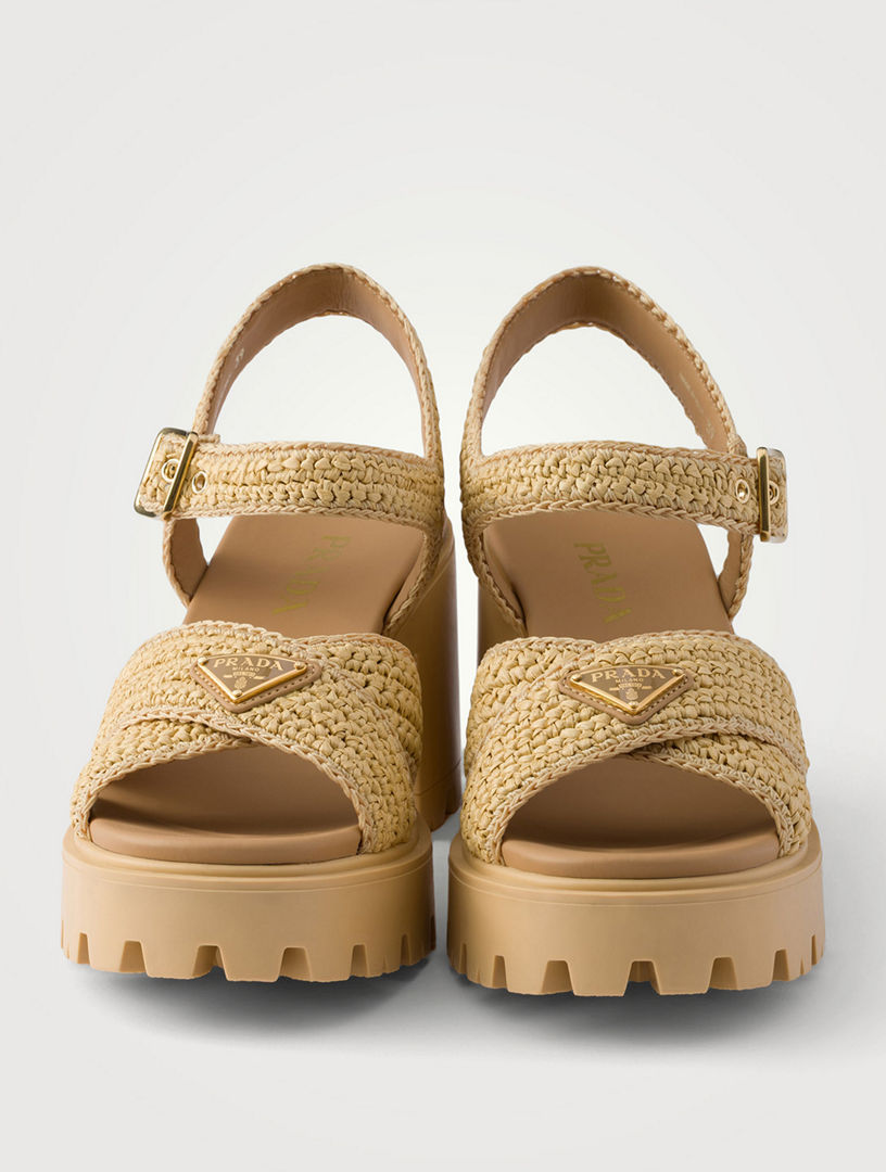 PRADA Crochet Sandals | Holt Renfrew