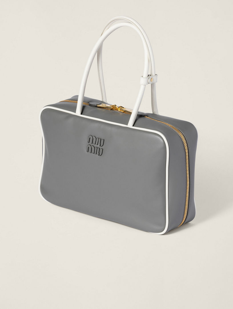 【Miu Miu】Beau レザーバッグ Miu Miu Beau レザーバッグ | ブラック | FARFETCH JP