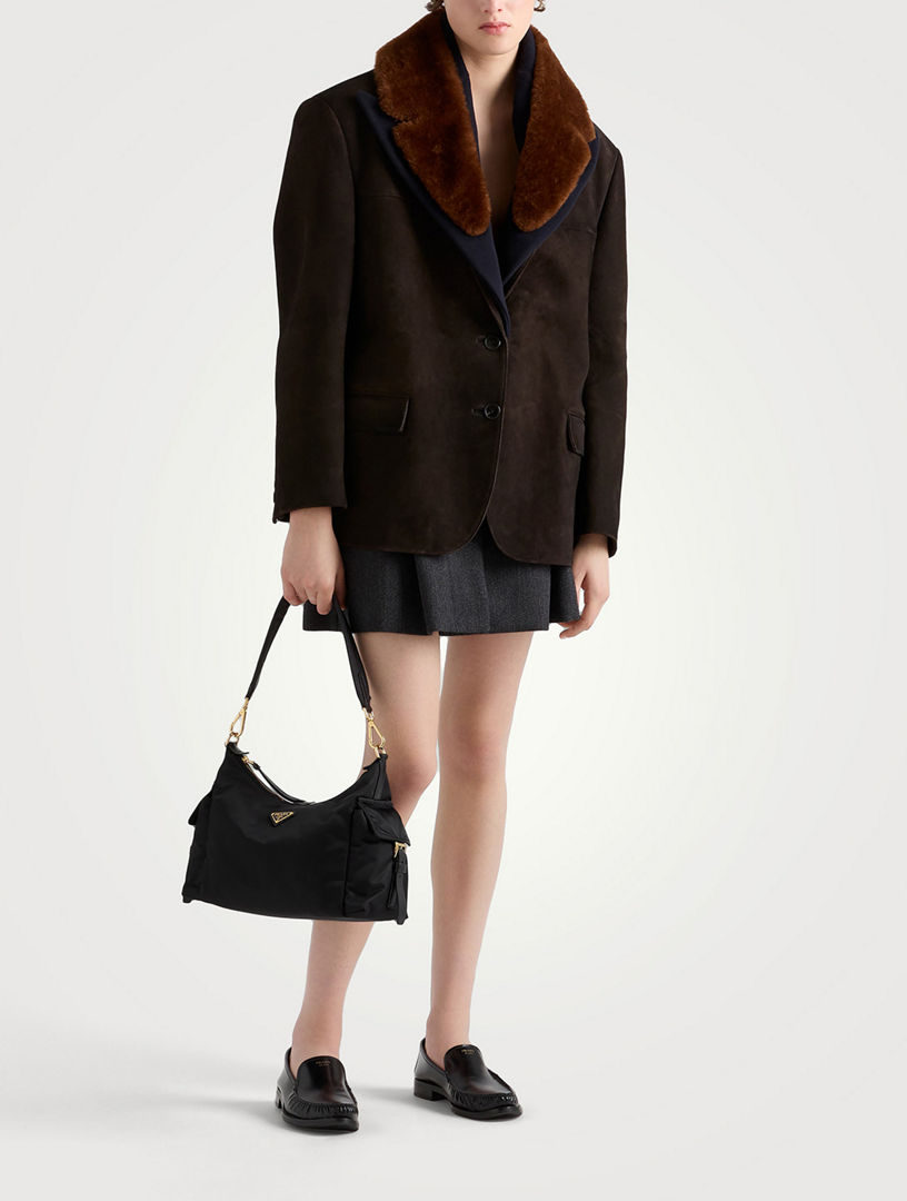 PRADA Prada Explore Large Re-nylon And Leather Bag | Holt Renfrew