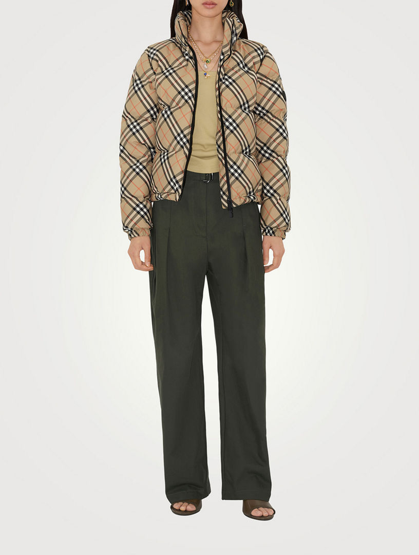 BURBERRY Check Ambleside Puffer Jacket | Holt Renfrew