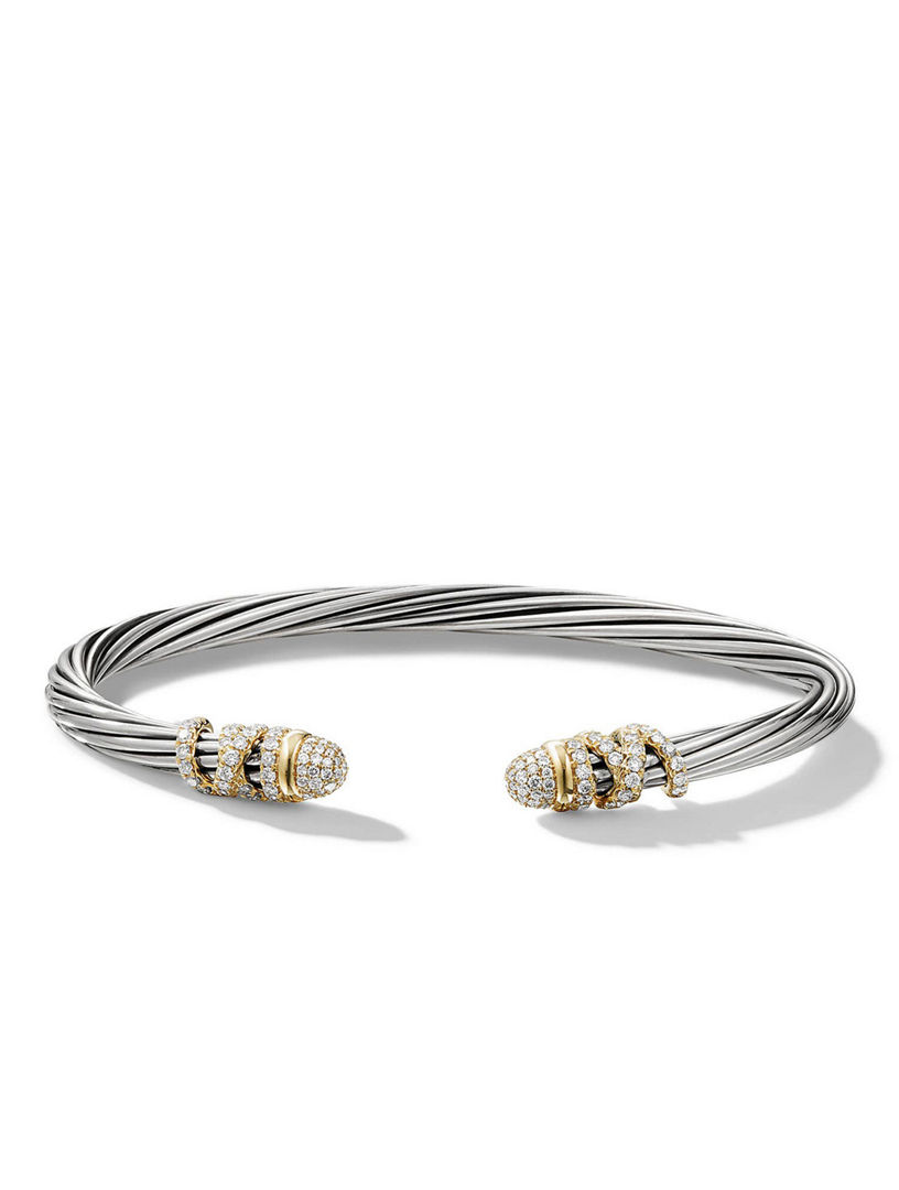 DAVID YURMAN Helena Bracelet In Sterling Silver With 18k Yellow