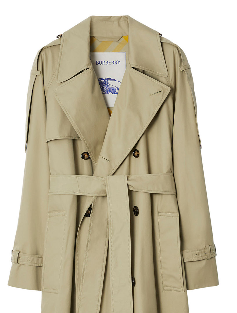 Long Gabardine Castleford Trench Coat