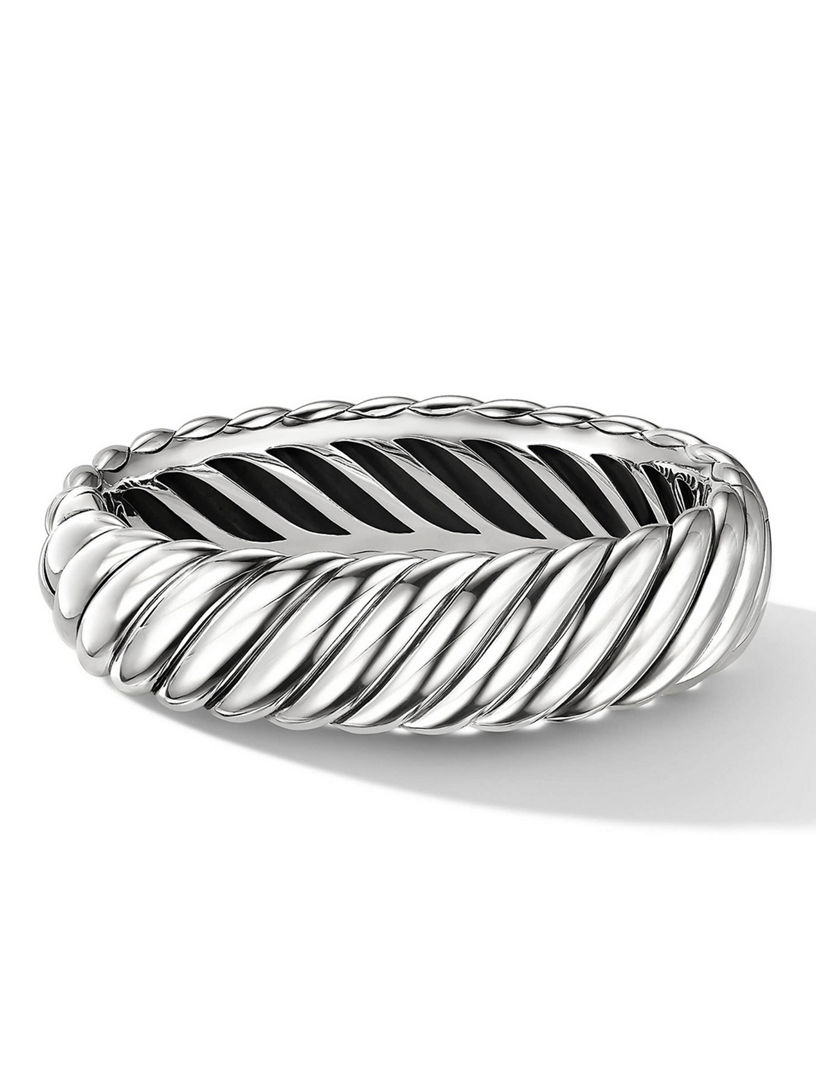 DAVID YURMAN Sculpted Cable Bracelet In Sterling Silver | Holt Renfrew