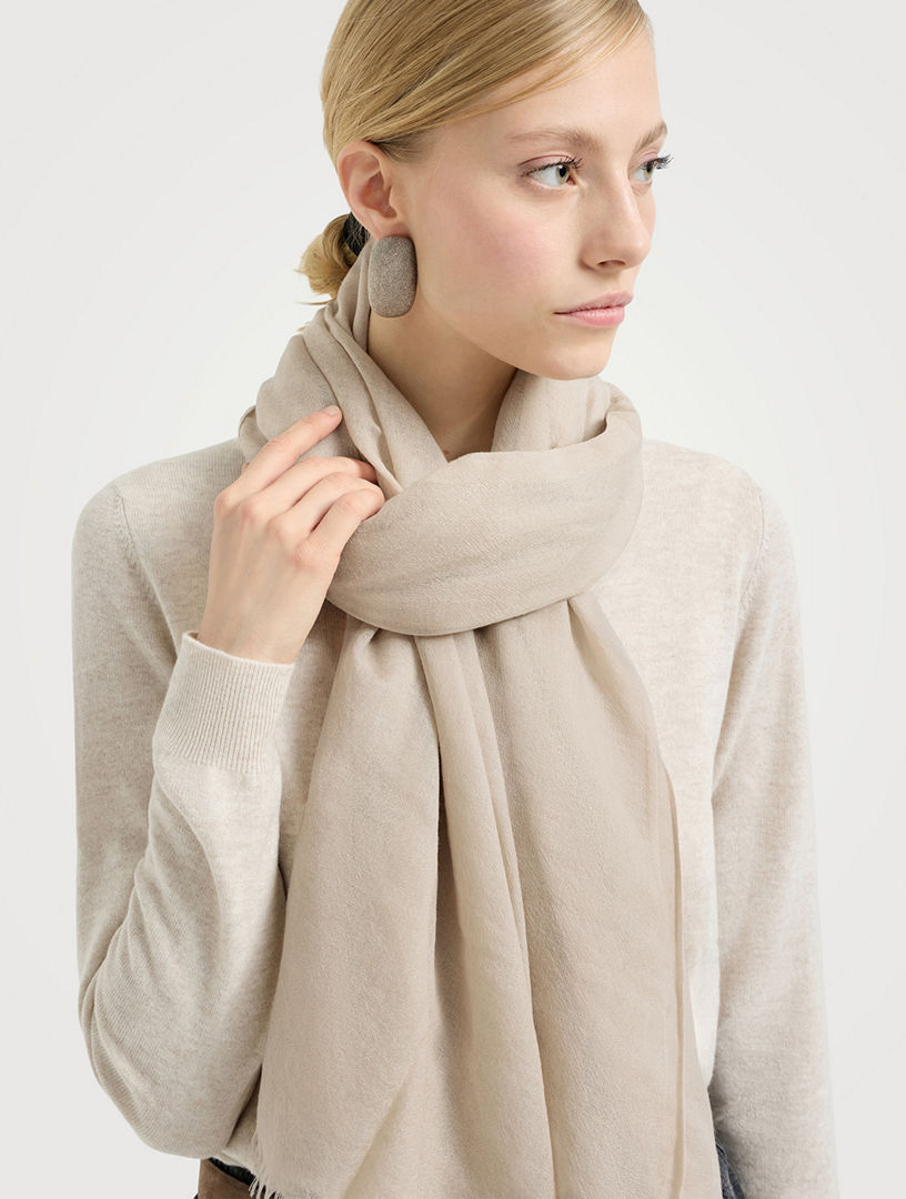 BRUNELLO CUCINELLI Cashmere And Silk Scarf | Holt Renfrew