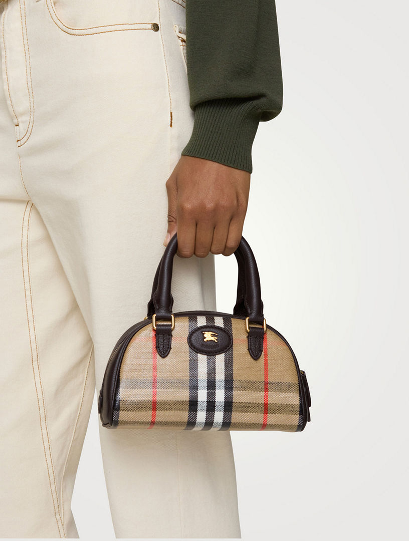 BURBERRY Mini Highlands Bowling Bag​ | Holt Renfrew