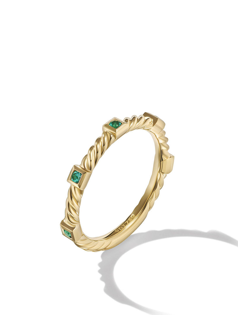 David yurman emerald on sale ring