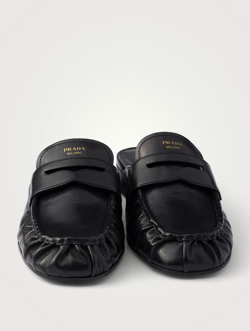 PRADA Leather Mules | Holt Renfrew