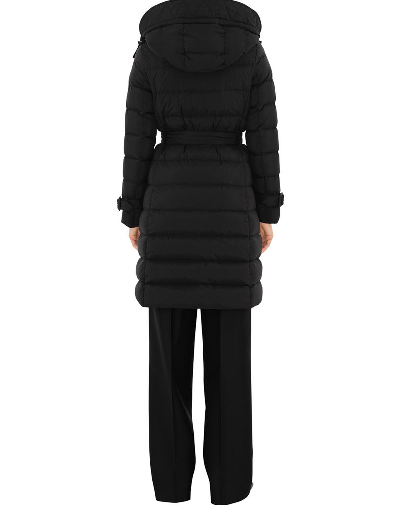 Mid length Nylon Puffer Coat