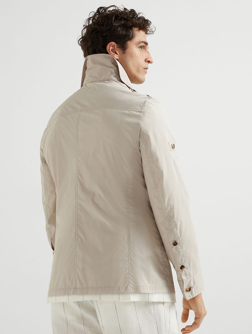 コート BRUNELLO CUCINELLI Viscose and wool safari jacket BRUNELLO CUCINELLI Safari Jacket | Holt Renfrew