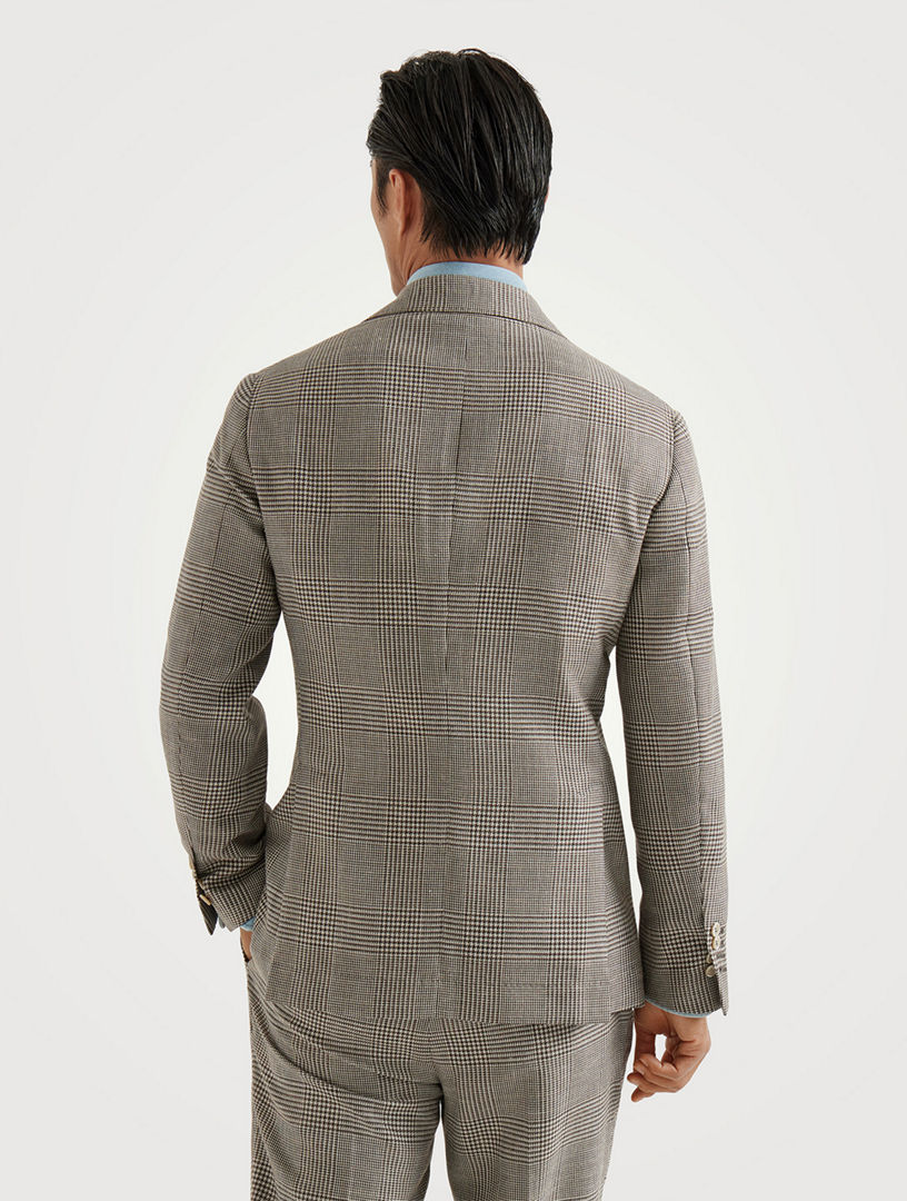 BRUNELLO CUCINELLI Prince Of Wales Blazer | Holt Renfrew