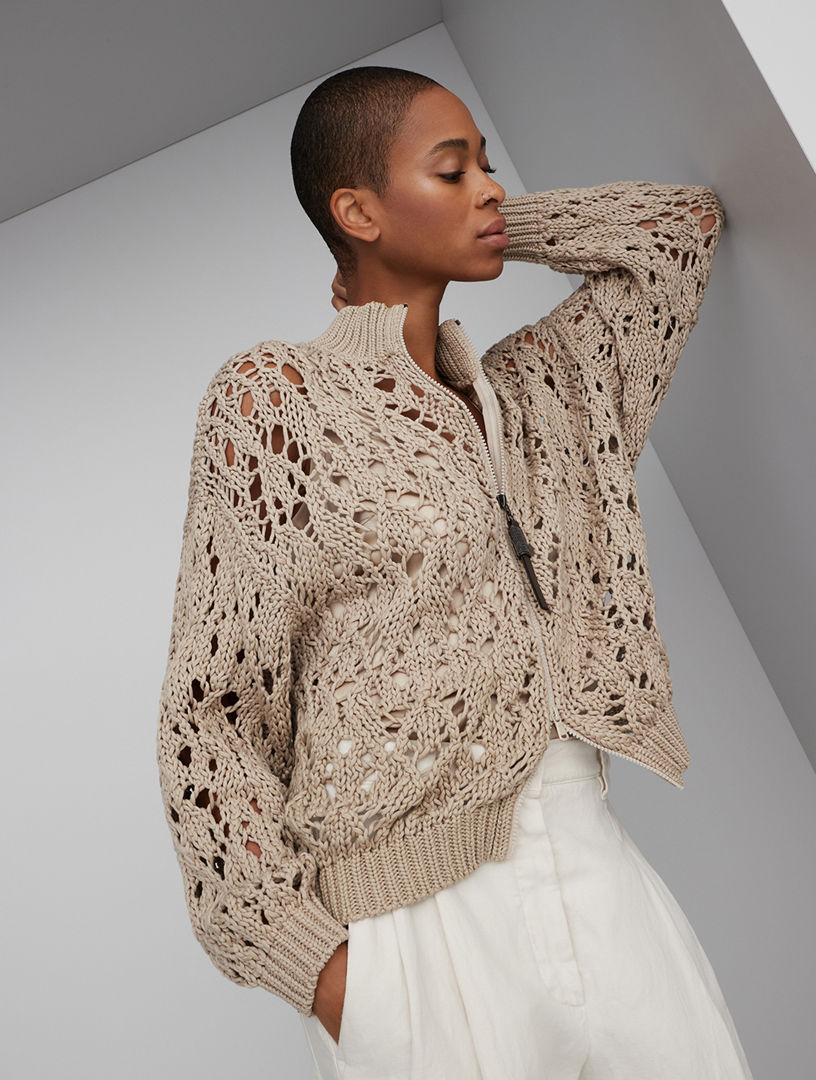 Cardigan With Monili