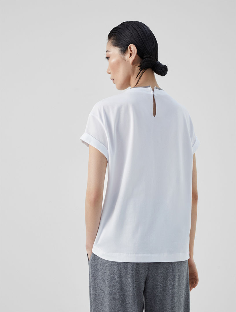 BRUNELLO CUCINELLI Cotton Jersey T-shirt | Holt Renfrew