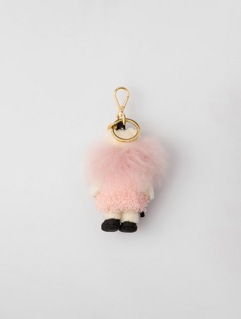 PRADA Teddy Bear Bag Charm With Metal Ring | Holt Renfrew