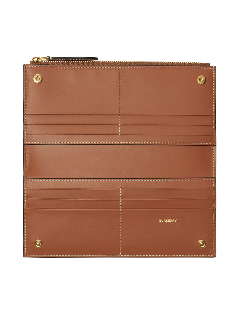 Large Check Bifold Wallet