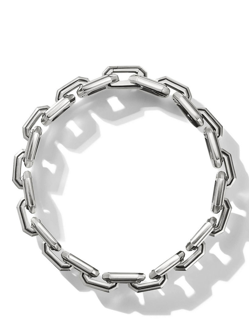 DAVID YURMAN Deco Link Bracelet In Sterling Silver | Holt Renfrew