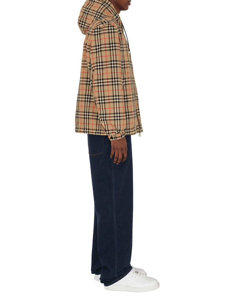 BURBERRY Reversible Check Hooded Jacket | Holt Renfrew