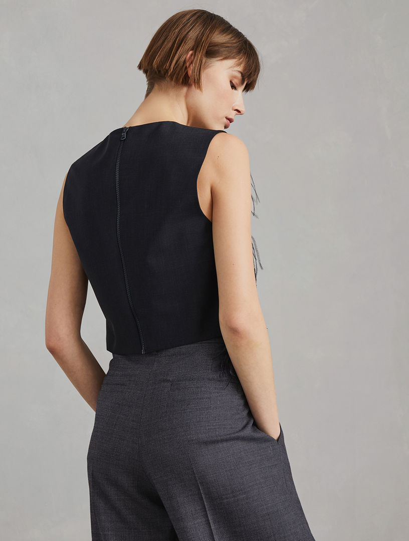 Tropical Luxury Wool Top