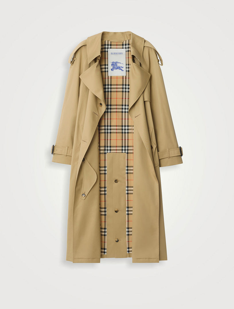 BURBERRY バーバリー BURBERRY Long Gabardine Fitzrovia Trench Coat | Holt Renfrew