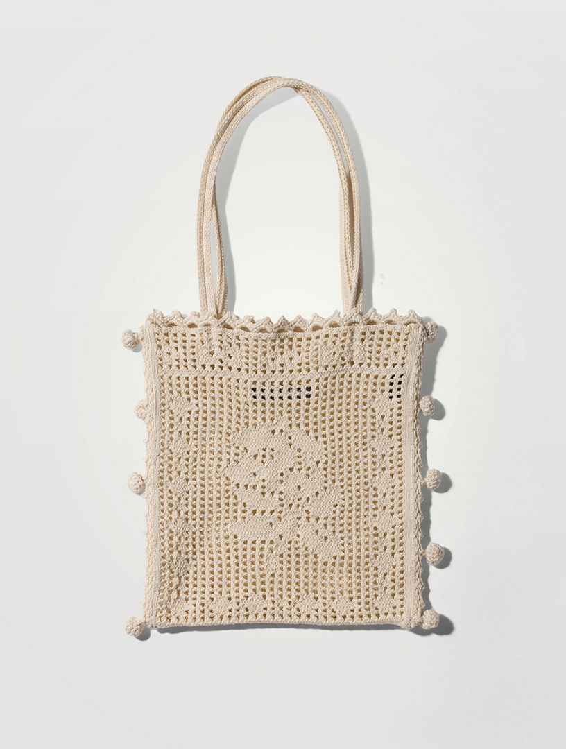 MIU MIU Cotton Crochet Handbag | Holt Renfrew