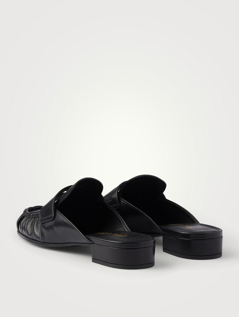 PRADA Leather Mules | Holt Renfrew
